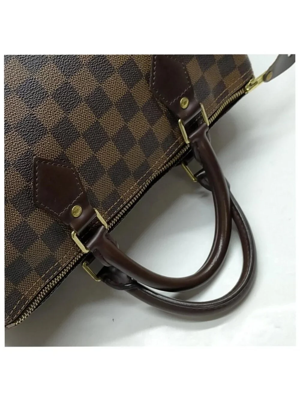 Authentic Louis Vuitton Speedy 35 Damier Ebene Handbag